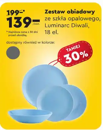 Biedronka Zestaw obiadowy Luminarc oferta