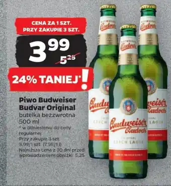 Netto Piwo Budweiser Budvar Original 500 ml oferta