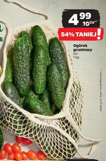 Netto Ogórek gruntowy 1 kg oferta