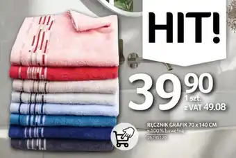Selgros RĘCZNIK GRAFIK 70 x 140 CM oferta