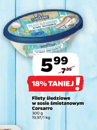 Netto Filety śledziowe w sosie śmietanowym Corsarro oferta