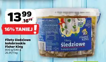 Netto Filety śledziowe kołobrzeskie Fisher King oferta