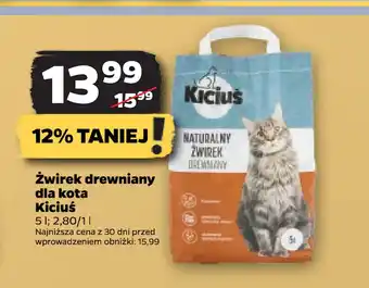 Netto Żwirek drewniany dla kota Kiciuś oferta