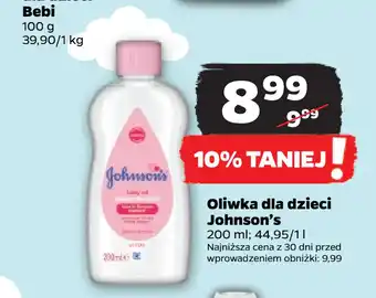 Netto Oliwka dla dzieci Johnson’s oferta