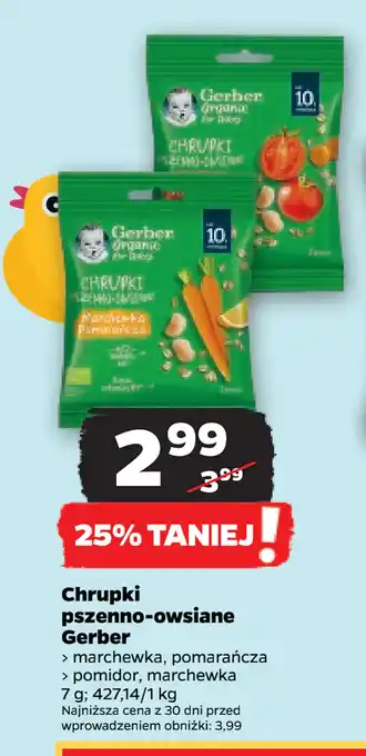 Netto Chrupki pszenno-owsiane Gerber oferta