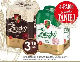 Hitpol Piwo Zatecky 4x500ml oferta