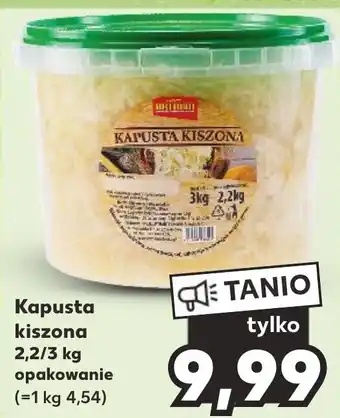 Kaufland Kapusta kiszona 2,2/3 kg oferta