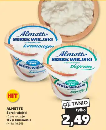 Kaufland ALMETTE Serek wiejski 150 g oferta