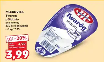 Kaufland MLEKOVITA Twaróg półtłusty 230 g oferta