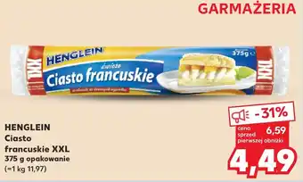 Kaufland HENGLEIN Ciasto francuskie XXL 375 g oferta