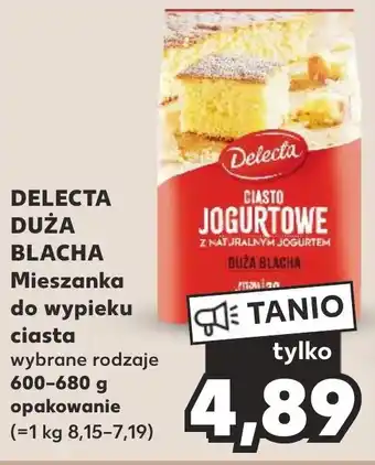 Kaufland DELECTA DUŻA BLACHA Mieszanka do wypieku ciasta 600-680 g oferta