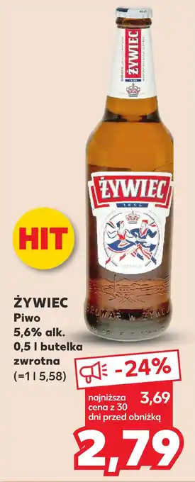 Kaufland ŻYWIEC Piwo 0,5 l oferta