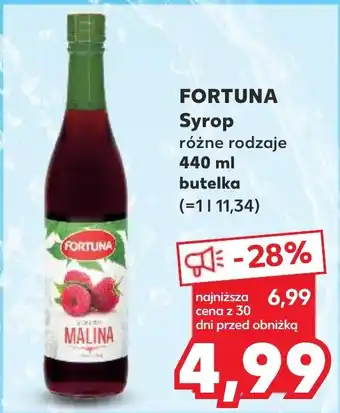 Kaufland FORTUNA Syrop 440 ml oferta