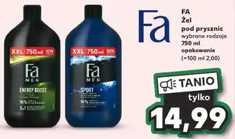 Kaufland FA Żel pod prysznic 750 ml oferta