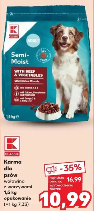 Kaufland Karma dla psów 1,5 kg oferta