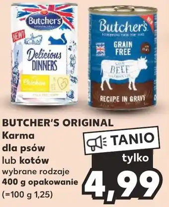 Kaufland BUTCHER'S ORIGINAL Karma dla psów lub kotów 400 g oferta