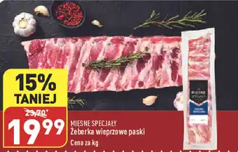 ALDI MIĘSNE SPECJAŁY Żeberka wieprzowe paski oferta