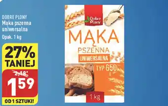 ALDI DOBRE PLONY Maka pszenna uniwersalna 1 kg oferta
