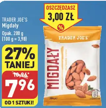 ALDI TRADER JOE'S Migdały 200 g oferta