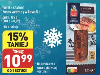 ALDI GOLDEN SEAFOOD Łosoś wędzony w kawałku oferta