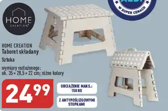 ALDI HOME CREATION Taboret składany oferta