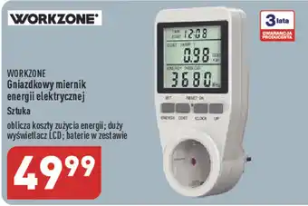 ALDI WORKZONE Gniazdkowy miernik energii elektrycznej oferta