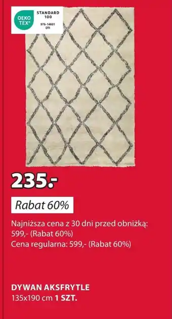 JYSK Dywan Aksfrytle oferta