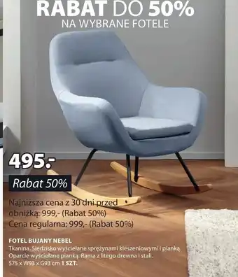 JYSK Fotel bujany Rama oferta