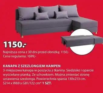 JYSK Kanapa oferta