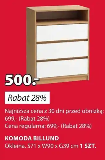 JYSK Komoda S! oferta