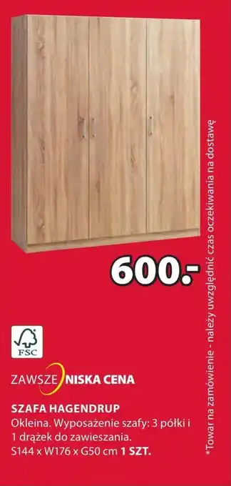 JYSK Szafa FSC oferta