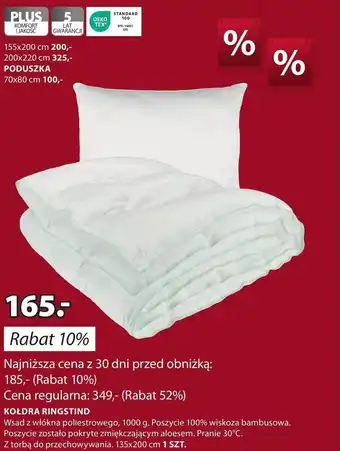 JYSK Kołdra Komfort oferta