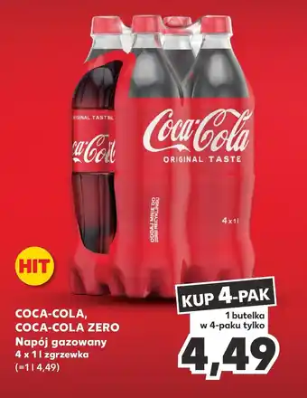 Kaufland Napój gazowany Coca-Cola oferta