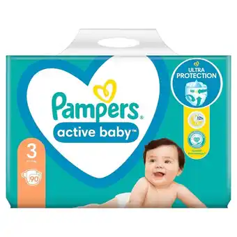 Kaufland Pampers Active Baby 3, 90 Pieluszek,6kg-10kg oferta