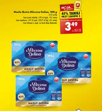 Biedronka Masło Ekstra Mleczna Dolina, 200 g oferta