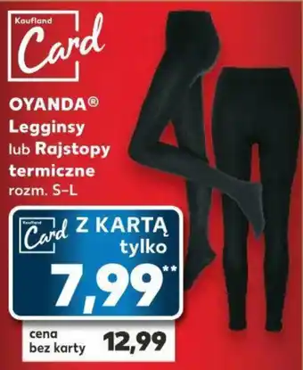 Kaufland OYANDA Legginsy lub Rajstopy oferta