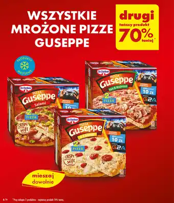 Biedronka WSZYSTKIE MROŻONE PIZZE GUSEPPE oferta