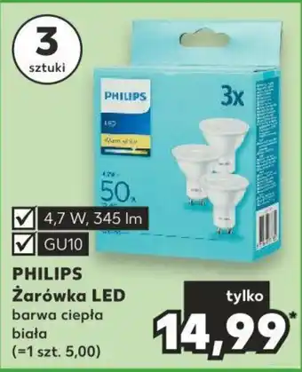 Kaufland PHILIPS Żarówka LED 3 szt. oferta