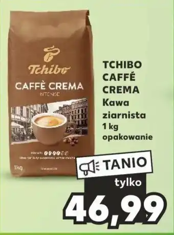 Kaufland TCHIBO CAFFÈ CREMA Kawa ziarnista 1 kg oferta