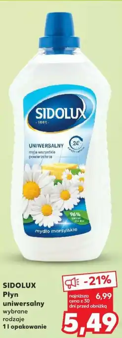 Kaufland SIDOLUX Płyn uniwersalny 1 l oferta