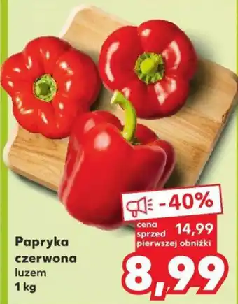 Kaufland Papryka czerwona luzem 1 kg oferta