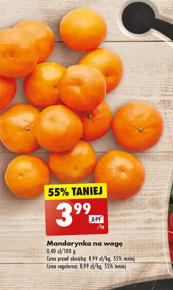 Biedronka Mandarynka na wagę 1 kg oferta