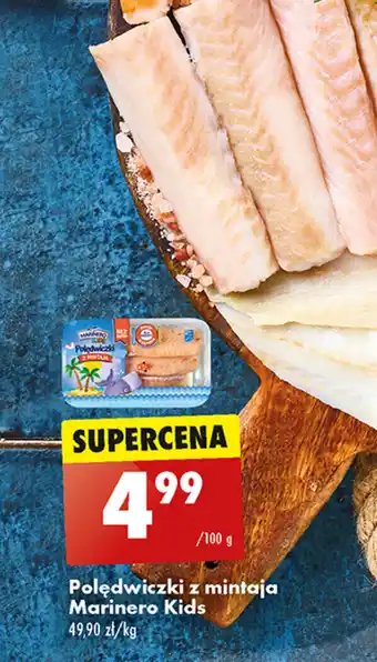 Biedronka Polędwiczki z mintaja Marinero Kids 100 g oferta