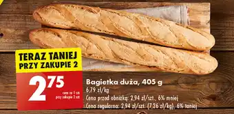 Biedronka Bagietka duża, 405 g oferta