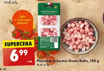 Biedronka Pancetta w kostce Gusto Bello, 150 g oferta