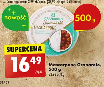 Biedronka Mascarpone Granarolo, 500 g oferta