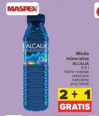 Carrefour Woda mineralna ALCALIA 0,5l oferta