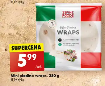 Biedronka Mini piadina wraps, 280 g oferta