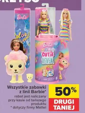 Carrefour Wszystkie zabawki z linii Barbie oferta