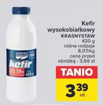 Kefir wysokobiałkowy KRASNYSTAW 420g